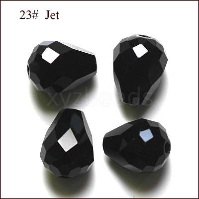 Imitation Austrian Crystal Beads SWAR-F062-8x6mm-23-1