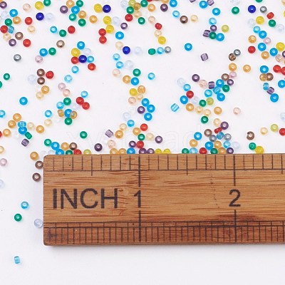 12/0 Grade A Transparent Glass Seed Beads X-SEED-Q006-FM-1