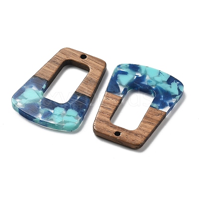Resin and Walnut Pendants FIND-R051-02B-1
