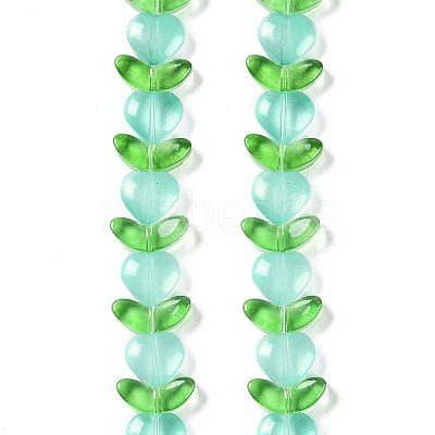 Transparent Glass Beads Strands GLAA-B021-04B-1