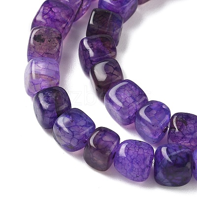 Natural Dragon Veins Agate Beads Strands G-G177-E21-01-1