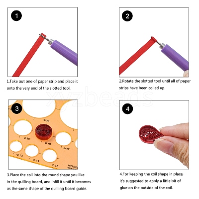 Quilling Paper Strips LS-DIY-J001-3mm-B32-1