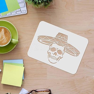 Large Plastic Reusable Drawing Painting Stencils Templates DIY-WH0202-127-1