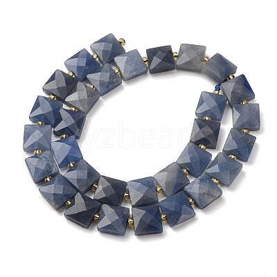 Natural Blue Aventurine Beads Strands G-F839-A08-01-1