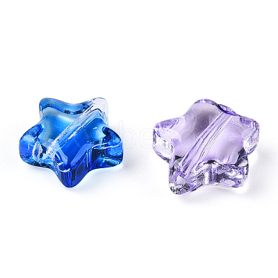 Transparent Glass Beads GLAA-F112-02B-1-1