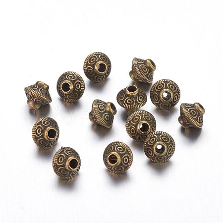 Tibetan Style Alloy Spacer Beads MLF1152Y-NF-1