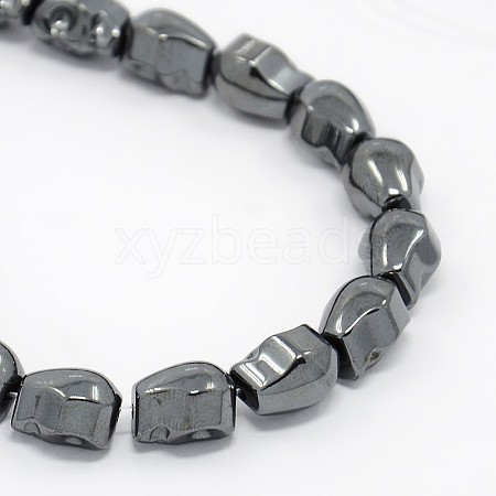Non-magnetic Synthetic Hematite Beads Strands G-J180-01-1