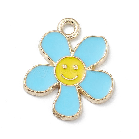 Alloy Enamel Pendants ENAM-C012-01E-1