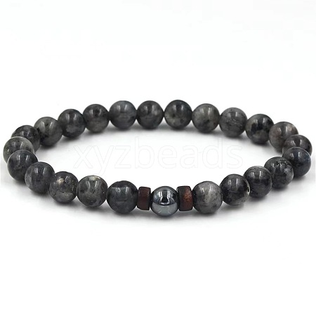 Sparkling Stone Volcano Stone Black Iron Stone Bracelet Couple Bracelet Personalized Bracelet YS6275-1-1