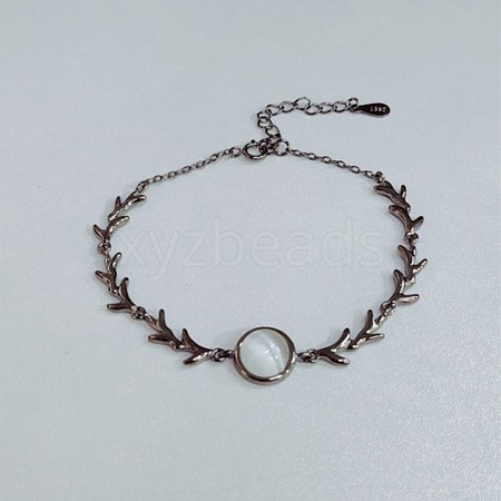 Brass Link Bracelets BJEW-BB52047-A-1