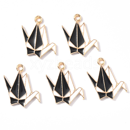 Alloy Enamel Pendants X-ENAM-R058-02C-1