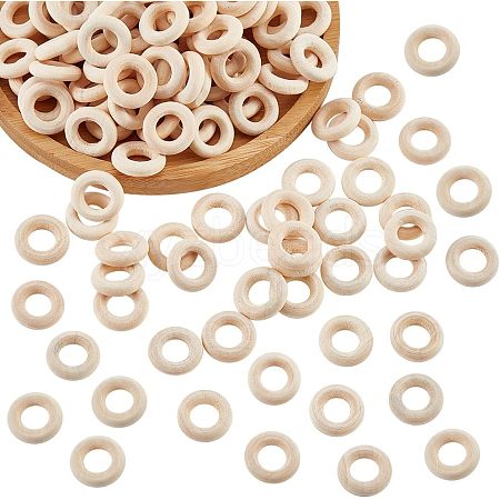 Unfinished Wooden Discs WOOD-WH0030-11-1