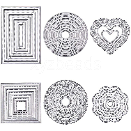 Metal Cutting Dies Stencils DIY-BC0010-09-1