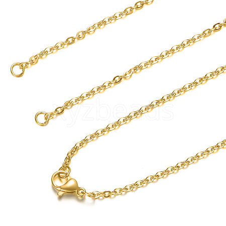 304 Stainless Steel Cable Chain Necklace Making LS-STAS-T040-PJ208-2-70-1