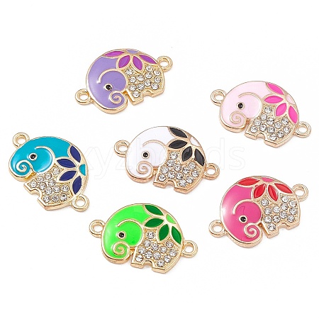 Alloy Crystal Rhinestone Connector Charms FIND-C019-31KCG-1