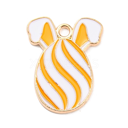 Easter Alloy Enamel Pendants ENAM-P251-A01-KCG01-1