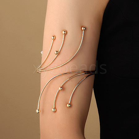 Alloy Arm Cuff Bangles WGA5578-01-1