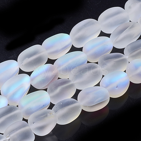 Synthetic Moonstone Beads Strands G-S285-05A-1