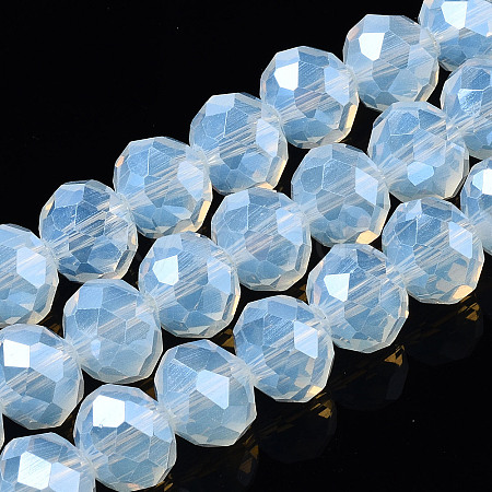 Electroplate Glass Beads Strands EGLA-A044-J1mm-A06-1