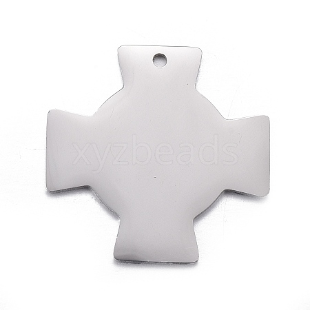 Non-Tarnish 304 Stainless Steel Pendants STAS-F254-24A-P-1