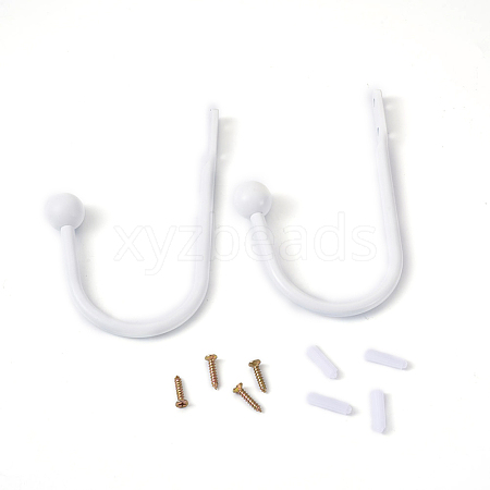 Zinc Alloy U Shape Hook Hangers Curtain SW-TAC0002-07E-1