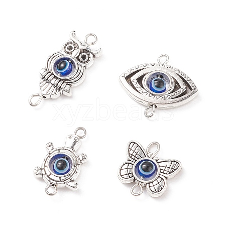 Tibetan Style Alloy Connerctor Charms PALLOY-JF01530-1