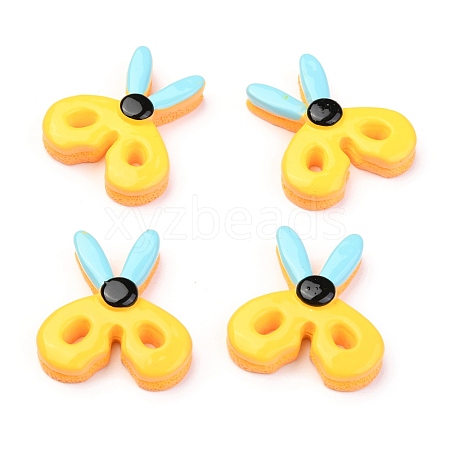 Opaque Resin Cabochons LS-CRES-B002-18-1