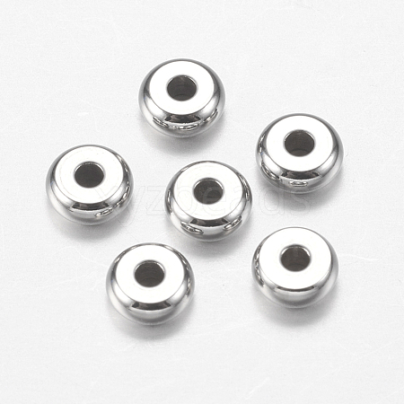 Tarnish Resistant 304 Stainless Steel Beads STAS-F149-13P-E-1