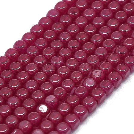 Natural Red Corundum/Ruby Beads Strands G-G106-N01-01-1