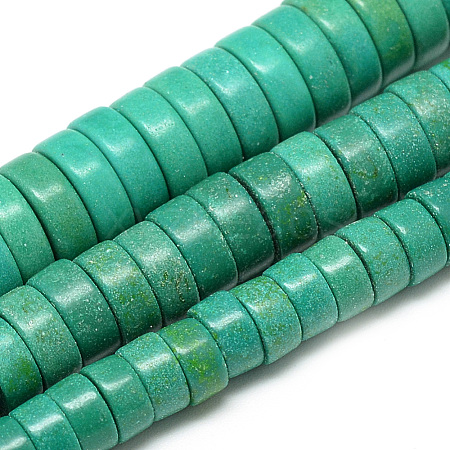 Synthetic Turquoise Beads Strands G-Q954-06-6mm-1