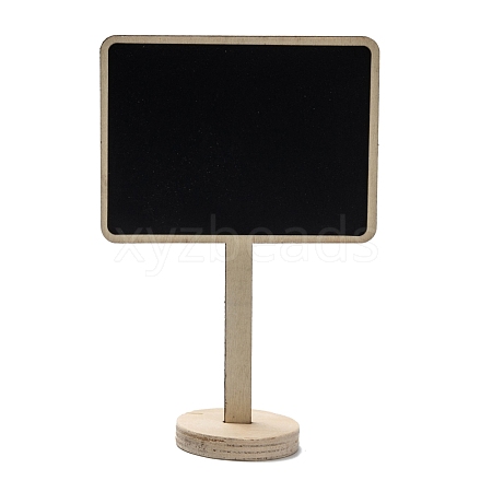 Rectangle Boxwood Mini Chalkboard Signs WOOD-F010-05-1