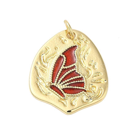 Rack Plating Brass Enamel Pendants KK-S372-04B-04-1