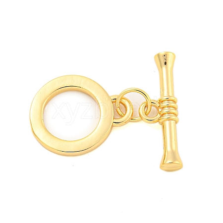 Brass Toggle Clasps KK-A223-02G-1