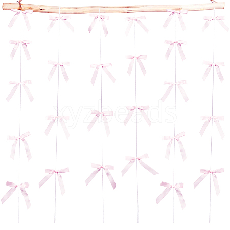 6Pcs Polyester Bowknot Hanging Streamer AJEW-SP0002-71B-1