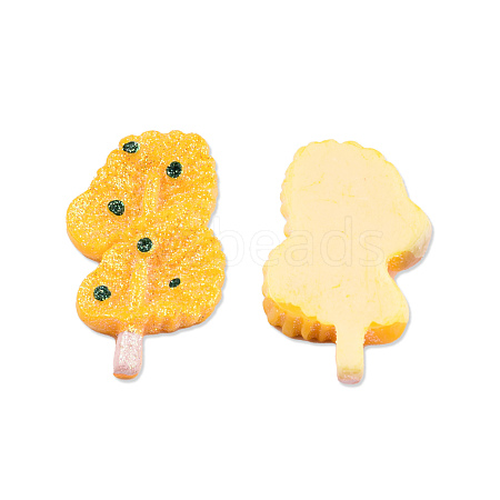 Opaque Resin Decoden Cabochons CRES-N021-162-1