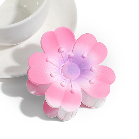 Flower Plastic Claw Hair Clips PW-WG7F97B-03-1