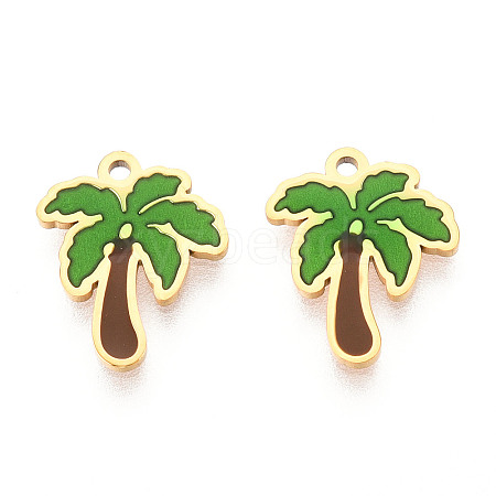 04 Stainless Steel Charms STAS-N112-06G-1