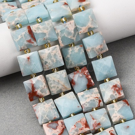 Synthetic Shoushan Stone Beads Strands G-F839-A27-01-1