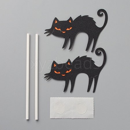 DIY Halloween Theme Paper Cake Insert Card Decoration DIY-H109-28-1