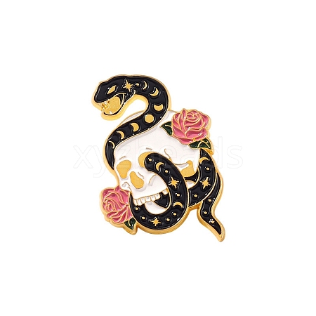 Alloy with Enamel Brooch PW-WG63237-02-1