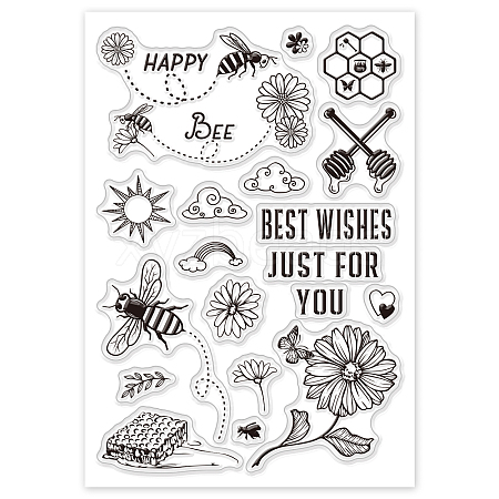 PVC Plastic Stamps DIY-WH0167-56-168-1