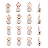 20Pcs 2 Styles Silicone Ear Nuts FIND-TA0001-47C-10