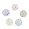 Marbled Stone Style Opaque Acrylic Beads OACR-G009-01C-1