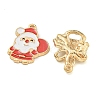 Alloy Christmas Series Enamel Pendants FIND-U010-04-2