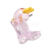 Cute Transparent Resin Pendants RESI-L038-11P-03-3