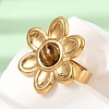 304 Stainless Steel Cuff Open Rings for Women GG-CBA7994-02G-11-2