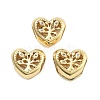 Brass Micro Pave Cubic Zirconia Europe Beads KK-Q006-52G-1