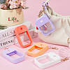 4Pcs 4 Colors Silicone Hand Sanitizer Cover HJEW-WR0001-24-4