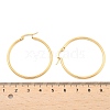 Ring 304 Stainless Steel Big Hoop Earrings X-EJEW-N0016-11G-F-4