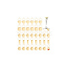Acrylic Wine Glass Charms AJEW-GA00009-7